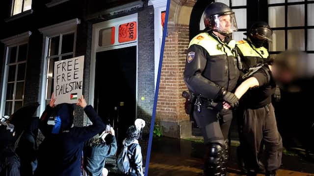 Politie haalt demonstranten uit bezet universiteitsgebouw Utrecht