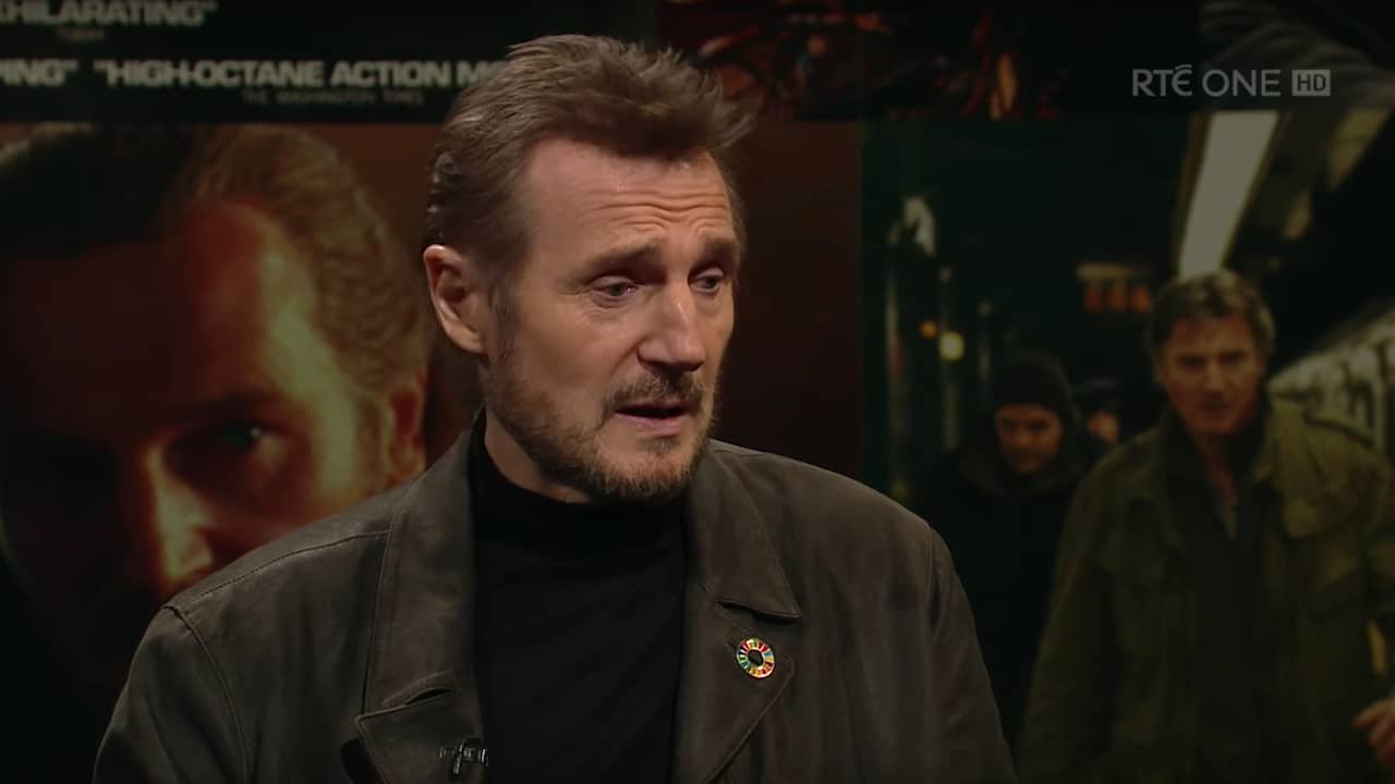 Beeld uit video: Liam Neeson laat zich uit over #metoo tijdens talkshow