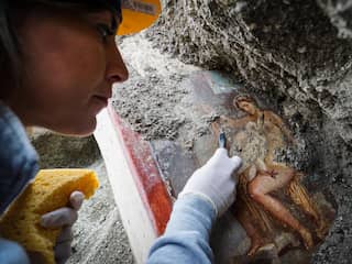 Archeologen ontdekken sensuele wandschildering in Pompeï