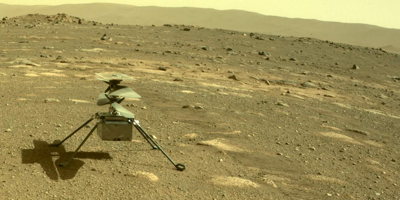 NASA-helikopter heeft in totaal ruim een half uur over Mars gevlogen