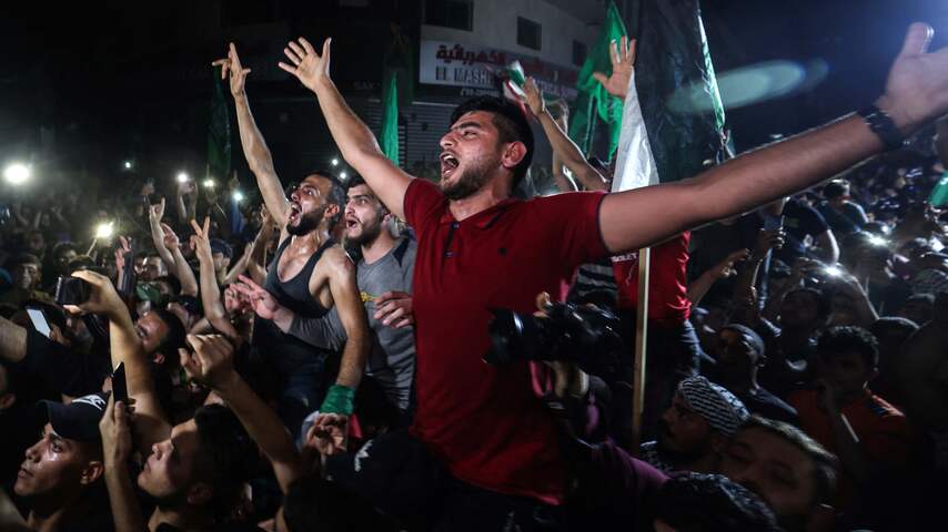 Groot volksfeest en ontlading in Gaza na ingaan wapenstilstand