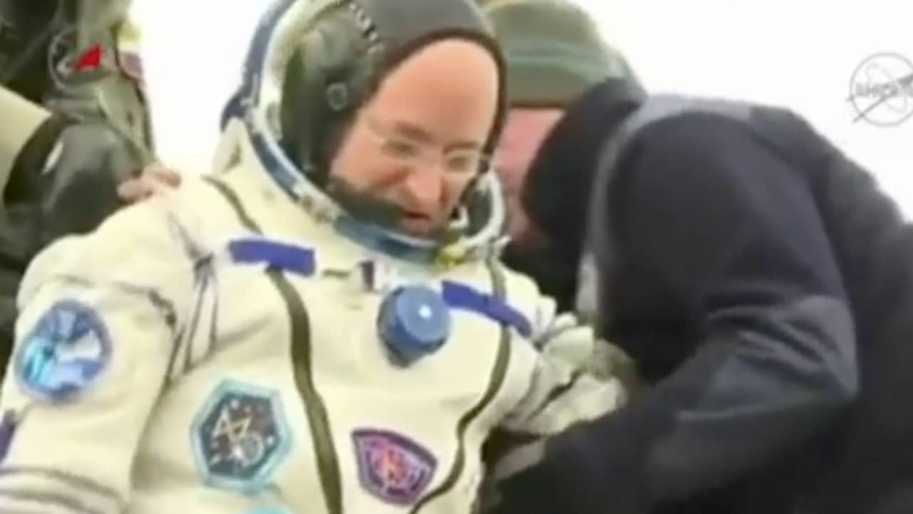 Astronauten ISS geland na verblijf van bijna jaar in ruimte