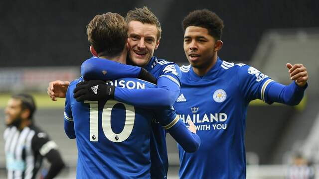 Leicester City boekte een nipte zege bij Newcastle United.
