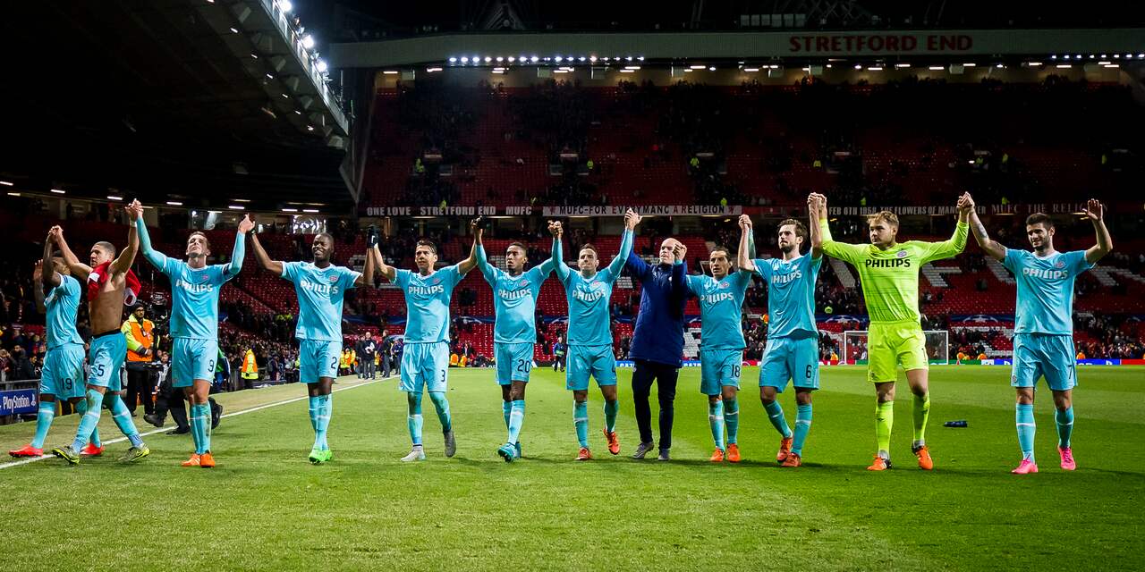 PSV houdt overwintering in eigen hand door gelijkspel in Manchester