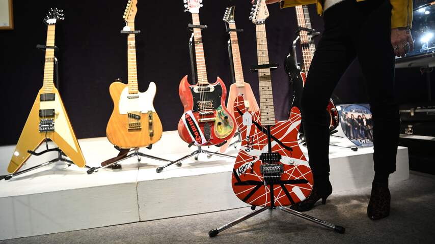 Iconische gitaar van Eddie van Halen geveild voor 3,9 miljoen dollar