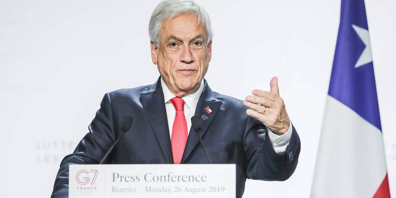 Chileense president Piñera ontbindt kabinet door aanhoudende protesten