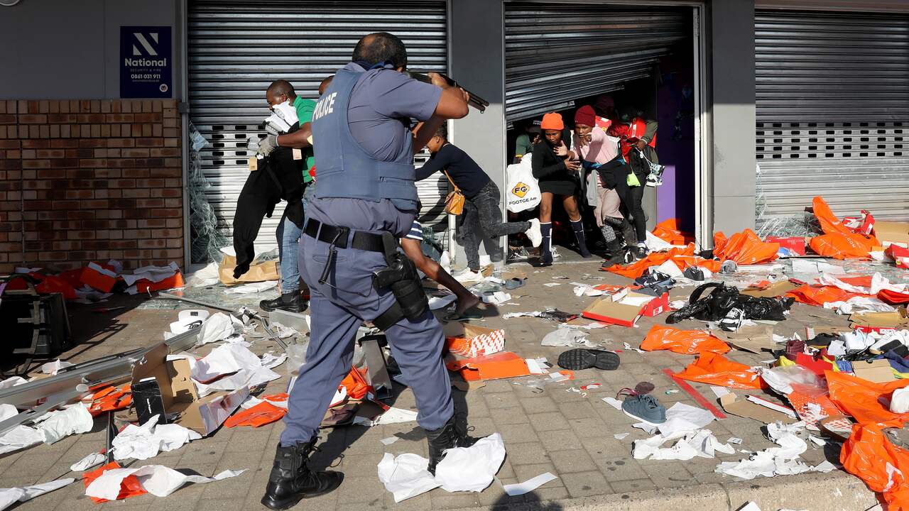 More than 70 killed in riots in South Africa after ex ...