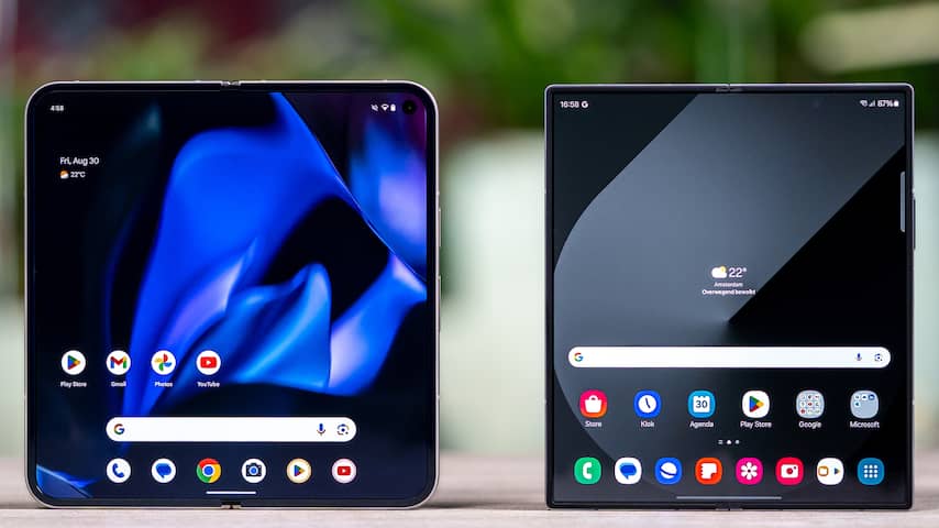 Review: Google Pixel 9 Pro Fold vs. Samsung Galaxy Z Fold6 | Tweakers ...