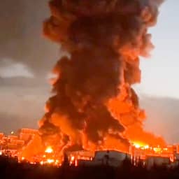 Video | Enorme rookwolken stijgen uit boven fabriek op Westelijke Jordaanoever