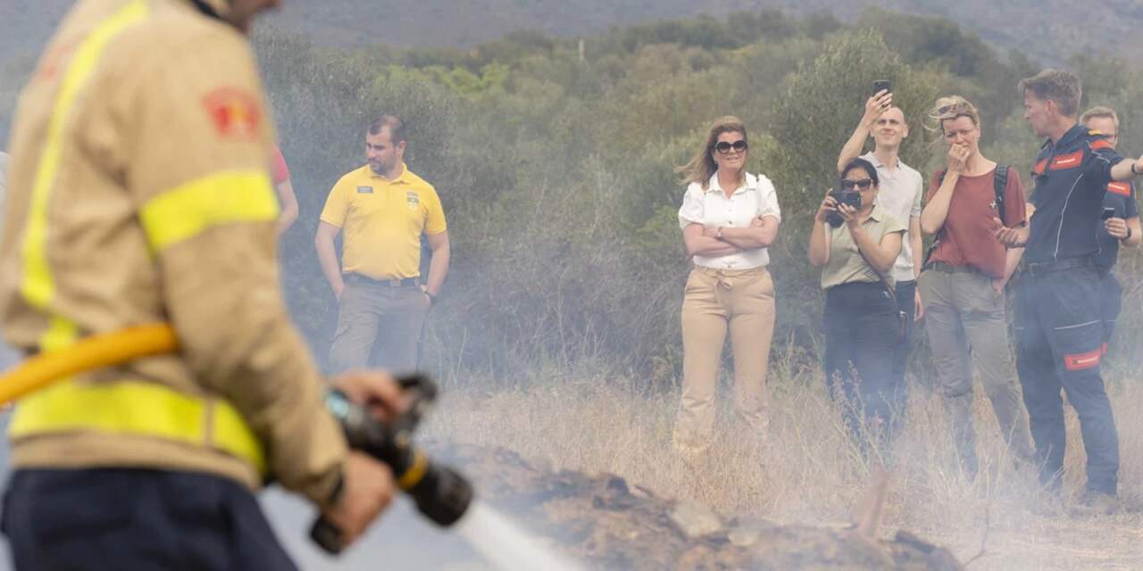 Op bosbrandles bij de Spaanse brandweer