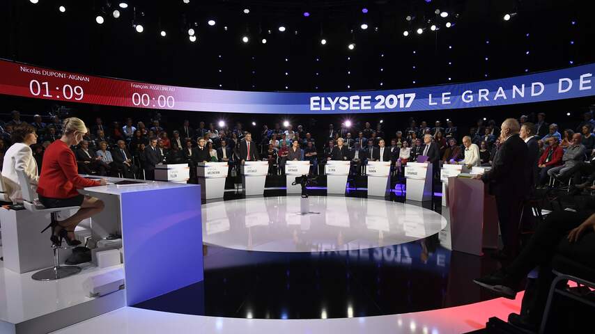 Verkiezingsdebat Frankrijk