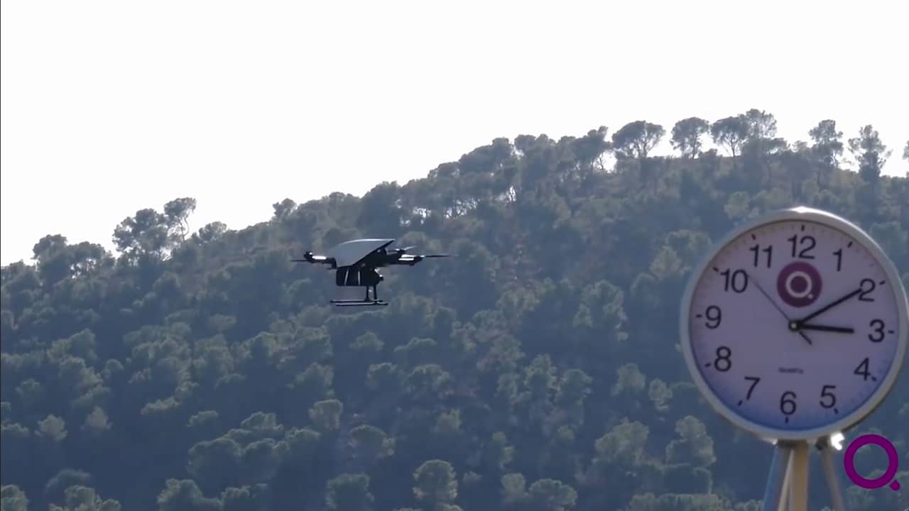Beeld uit video: Portugees bedrijf laat drone recordtijd van ruim vier uur vliegen