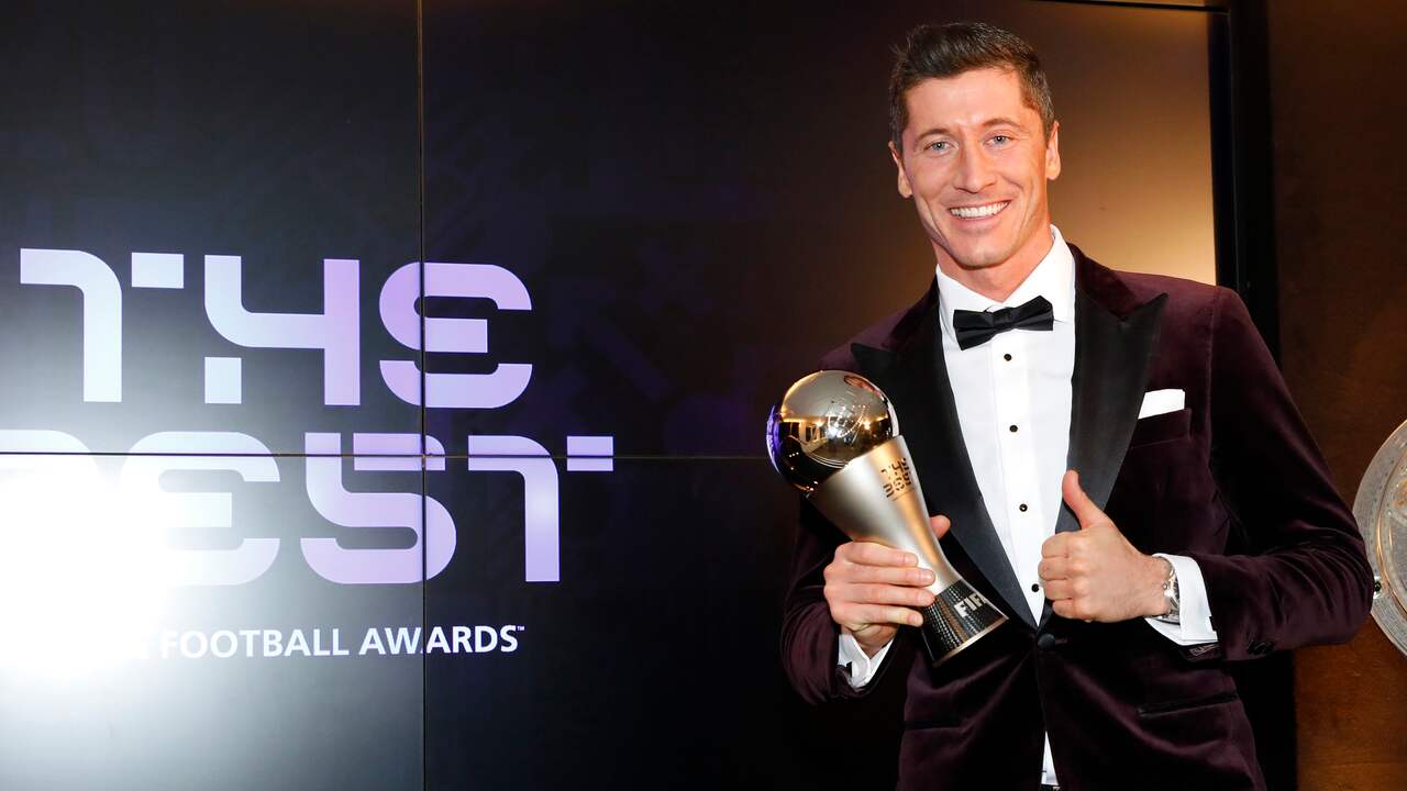 Vorig jaar werd Robert Lewandowski The Best Men's Player of the Year.