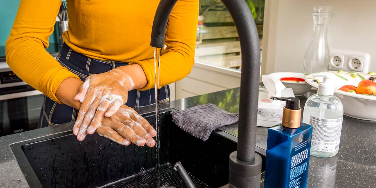 We wassen minder vaak onze handen, maar nog wel meer dan vóór pandemie