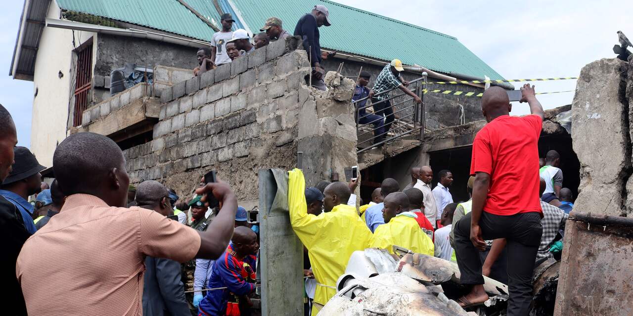Minstens 27 doden bij vliegtuigcrash in woonwijk van Congolese stad