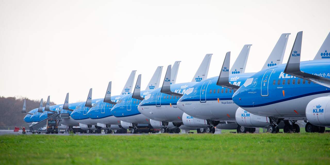 KLM lijdt ruim 1 miljard euro verlies, 7 miljard euro verlies voor moederbedrijf