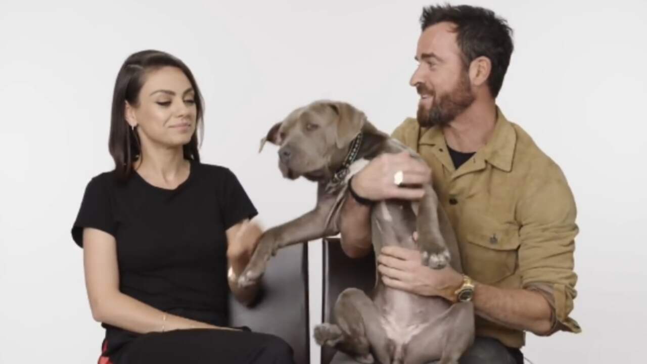 Beeld uit video: Mila Kunis en Justin Theroux beantwoorden meest gezochte vragen