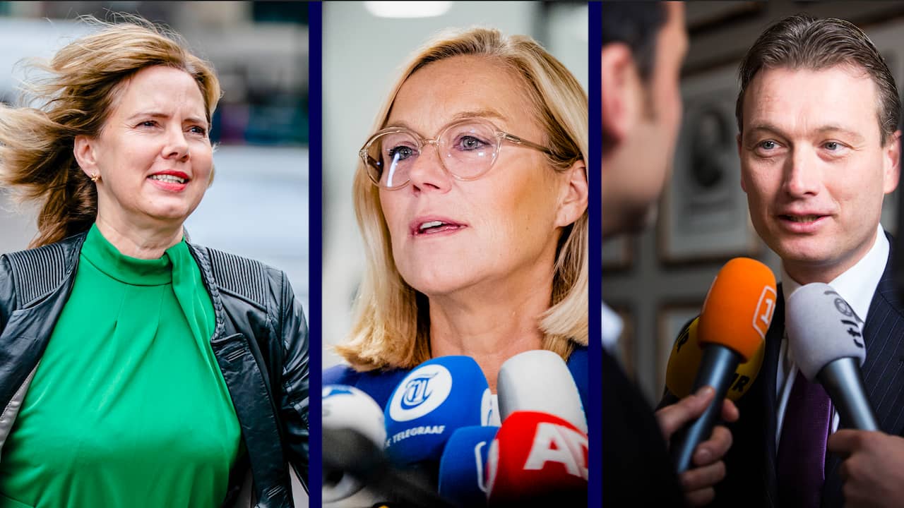 Beeld uit video: Deze acht ministers van kabinet-Rutte III stapten op