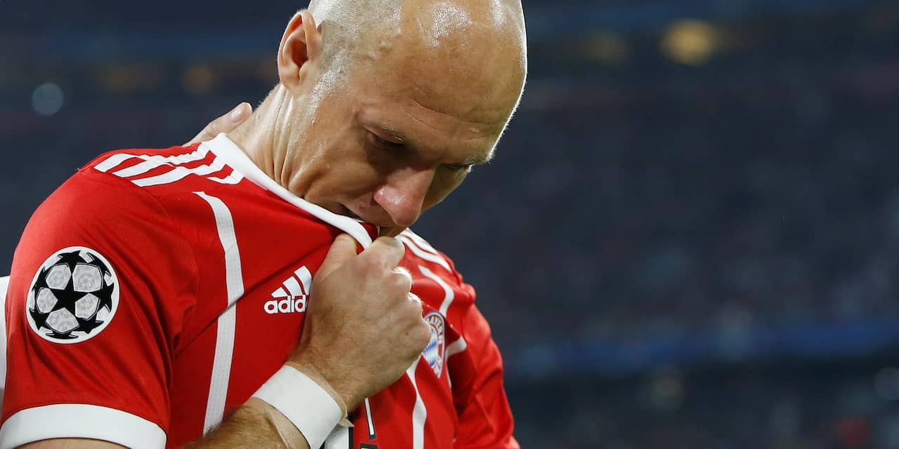 Robben moet ook uitwedstrijd van Bayern tegen Köln overslaan