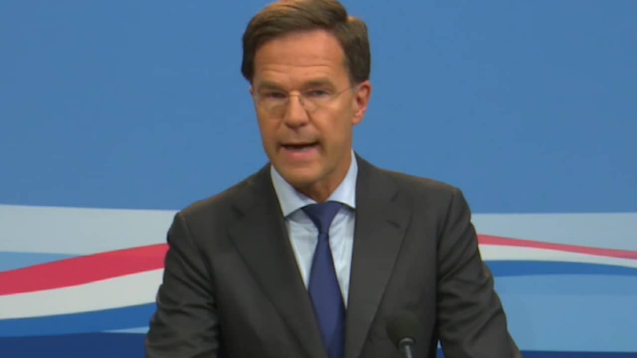 Beeld uit video: Rutte: 'We eisen verantwoordelijkheid en medewerking van Rusland'