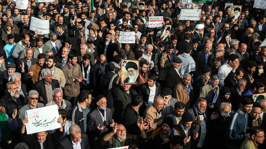 Duizenden betuigen steun aan regering Iran als reactie op protesten