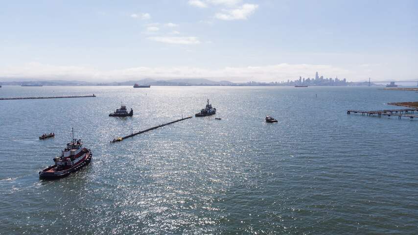 The Ocean Cleanup loopt maanden vertraging op na afbreken veegarm
