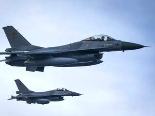 F16's België onderscheppen Russische bommenwerpers boven Noordzee