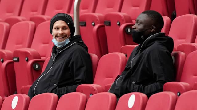 Daley Blind en Brian Brobbey konden niet spelen voor Ajax.