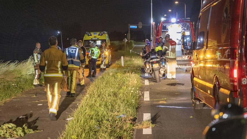 Drie doden bij verkeersongeluk in Noord-Hollands Markenbinnen.