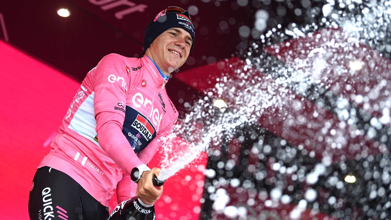 Evenepoel Wint Bloedstollende Giro Tijdrit En Loopt Weer Iets Uit Op Roglic Wielrennen Nu Nl