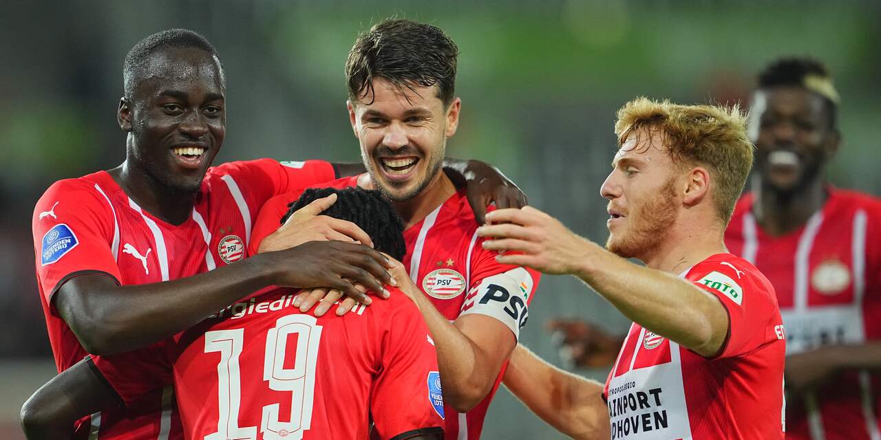 PSV wint in slotfase bij Midtjylland en treft Benfica in play-offs CL