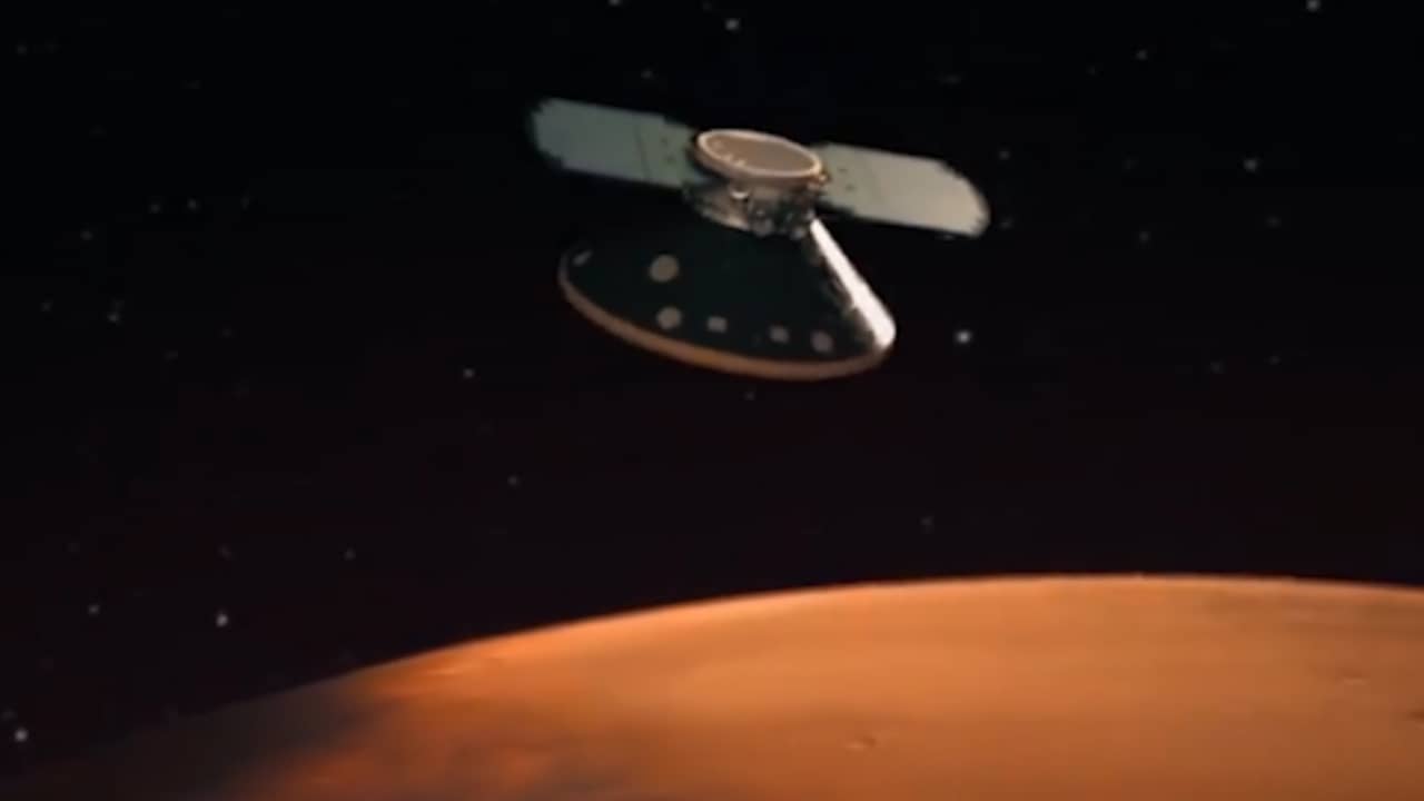 Beeld uit video: Zo zag de reis van NASA's Insight eruit