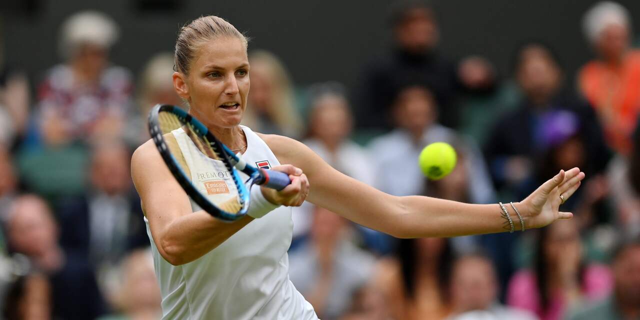Plísková strandt al in tweede ronde Wimbledon, oud-winnares Kvitová wint wel