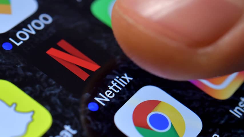 Tegenvallende omzet voor Netflix, aandeel in de min