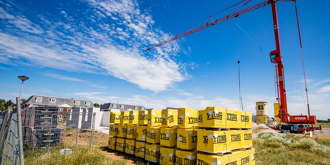 Gemiddelde prijs nieuwbouwwoning bijna halve ton gestegen in een jaar tijd