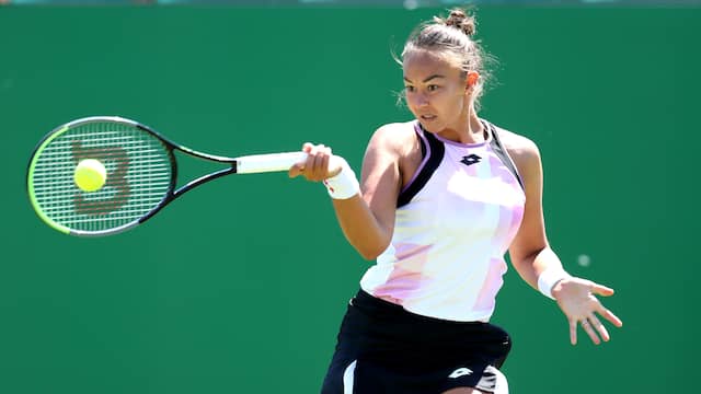 Lesley Pattinama-Kerkhove doorstond de kwalificatierondes op Wimbledon.