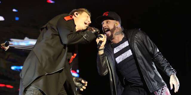Nick Carter en AJ McLean