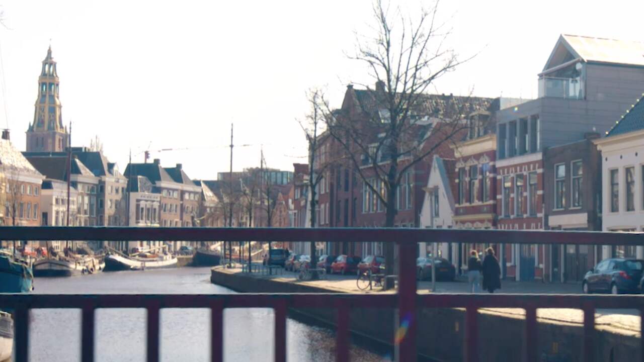 Beeld uit video: Groningen op 26 maart 2020