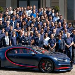 Bugatti bereikt mijlpaal met productie honderdste Chiron-model