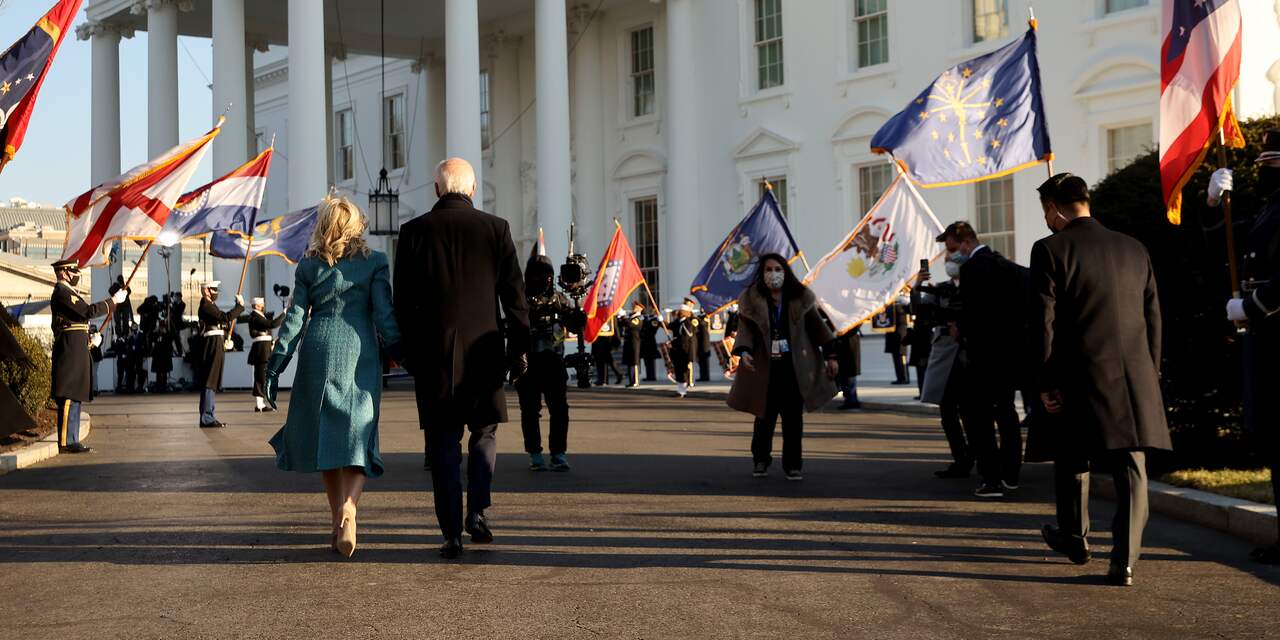 Biden betrekt Witte Huis, inauguratie in Washington verloopt rustig