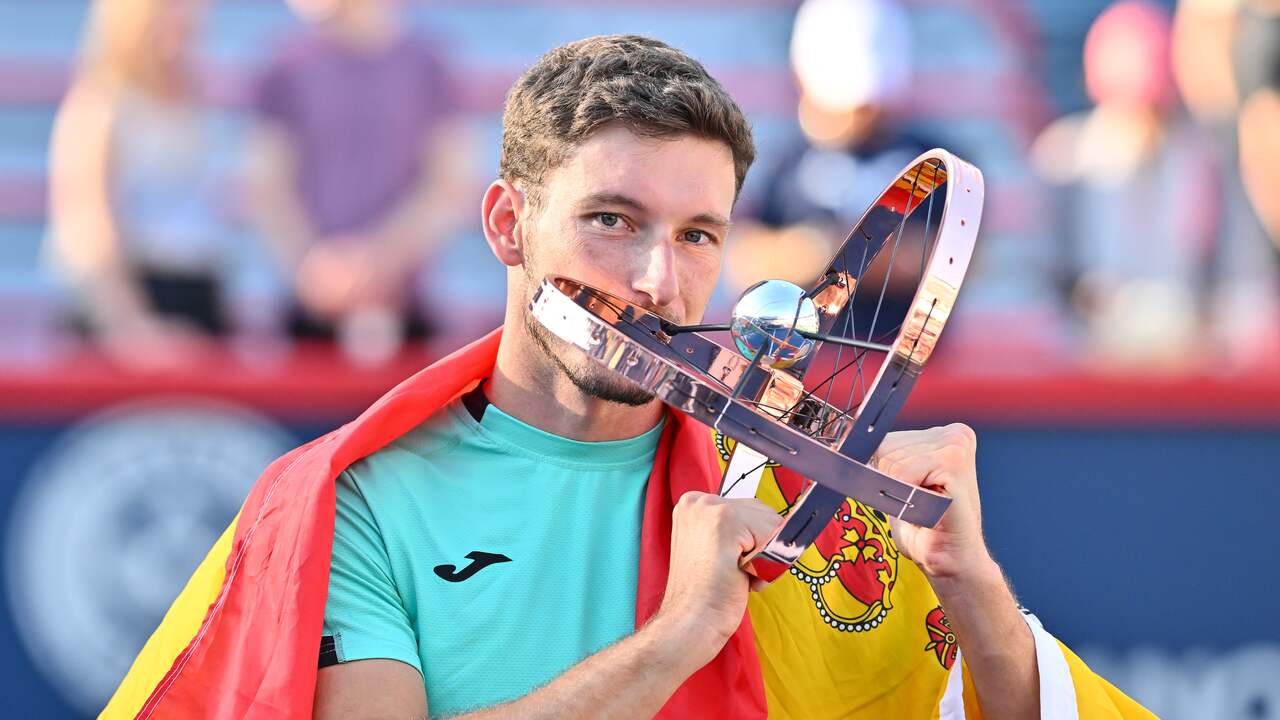 Pablo Carreño Busta won het Masters-toernooi in Montreal.