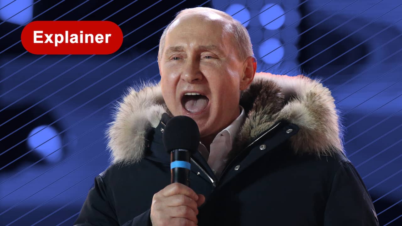 Beeld uit video: Zo zorgt het Kremlin ervoor dat Poetin als winnaar uit de bus komt