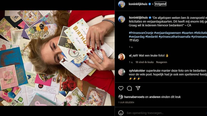 Prinses Amalia dankbaar voor felicitaties en deelt foto op Instagram | Koningshuis | NU.nl Prinses Amalia Dankbaar Voor Felicitaties En Deelt Foto Op Instagram | Koningshuis | Nu.Nl
