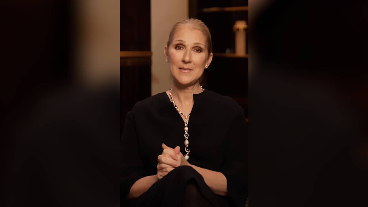 Image from video: Céline Dion talks about the rare disease she suffers from
