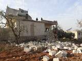 Verwoest huis na antiterreurmissie VS in Syrië (Atmeh)