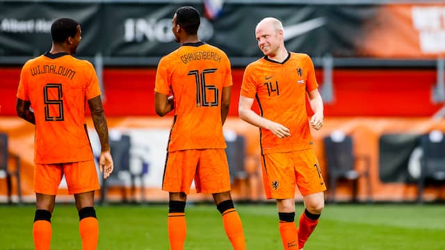 Georginio Wijnaldum, Ryan Gravenberch en Davy Klaassen.