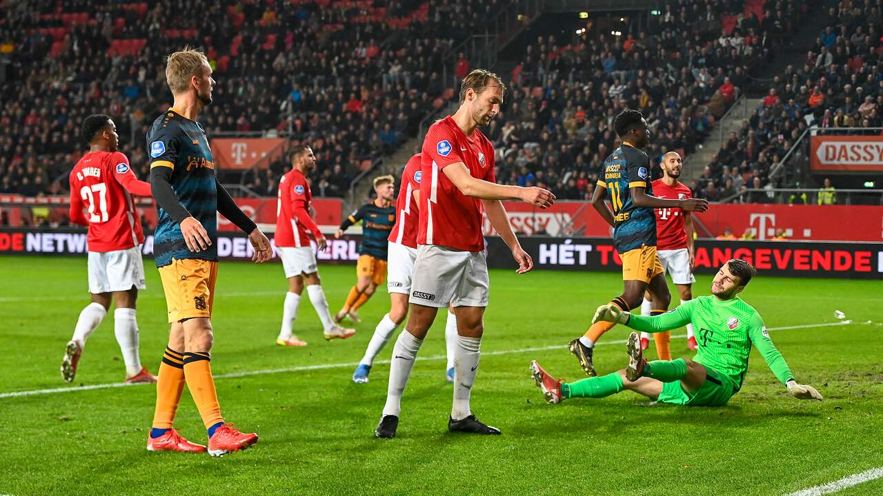 Willem Janssen zorgde met een eigen doelpunt onbedoeld voor de gelijkmaker.