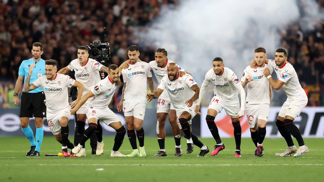 Il Siviglia vince l’Europa League per la settima volta dopo i rigori contro la Roma di Mourinho |  calcio