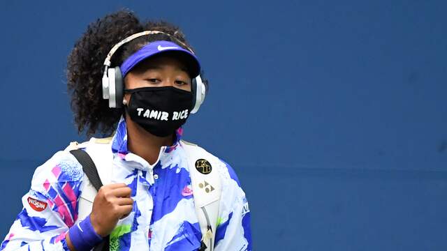 Naomi Osaka droeg op de US Open mondkapjes met daarop de namen van zwarte Amerikanen die om het leven zijn gekomen door politiegeweld.