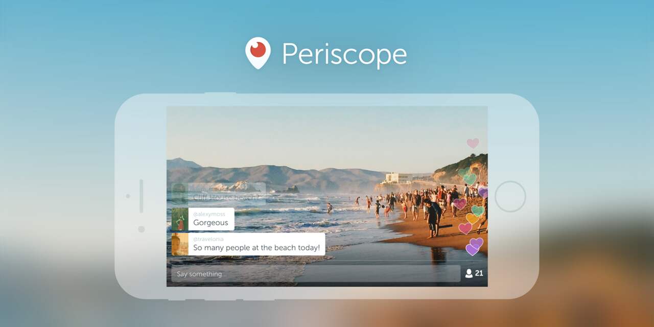 Livestream-app Periscope maakt nu liggende video's